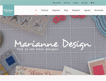 Tablet Screenshot of mariannedesign.nl